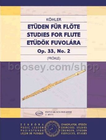 Slika KOHLER:ETUDEN FUR FLOTE OP.33/2