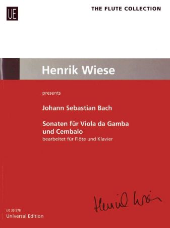 Slika BACH J.S./WIESE:SONATEN FUR VIOLA DA GAMBA UND CEMBALO