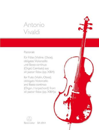 Slika VIVALDI:PASTORALE  FROM IL PASTOR FIDO FLUTE AND PIANO