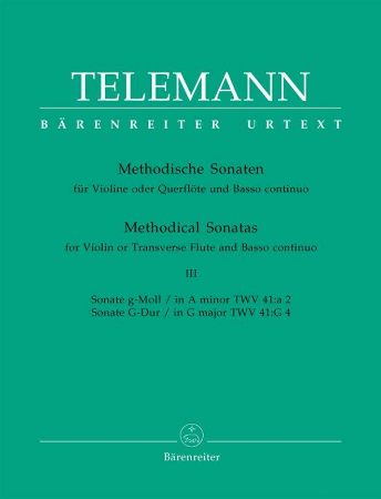 Slika TELEMANN:METHODICAL SONATAS VOL.3