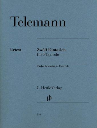 Slika TELEMANN:12 FANTASIEN FOR FLUTE SOLO