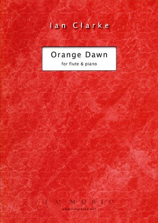 Slika CLARKE:ORANGE DAWN FLUTE AND PIANO