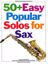 Slika 50+EASY POPULAR SOLOS FOR SAX