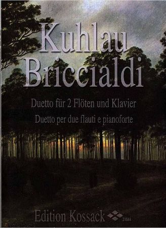 Slika KUHLAU/BRICCIALDI:DUETTO FUR 2 FLOTEN UND KLAVIER