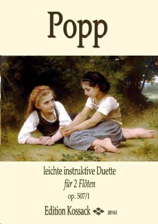 Slika POPP:LEICHTE INSTRUKTIVE DUETTE OP.507/1 FOR 2 FLUTES