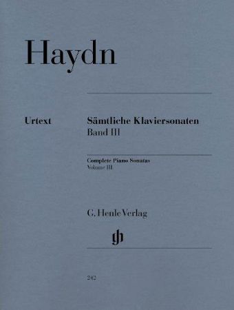 Slika HAYDN:SAMTLICHE KLAVIERSONATEN BAND 3/PIANO SONATAS VOL.3