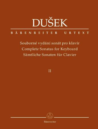 Slika DUŠEK:COMPLETE SONATAS FOR KEYBOARD 2