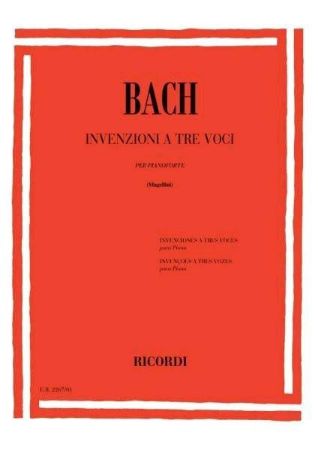 Slika BACH:INVENZIONI A TRE VOCI PIANO (MUGELLINI)