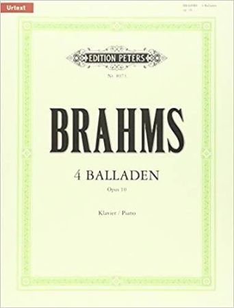 BRAHMS:4 BALLADEN OP.10