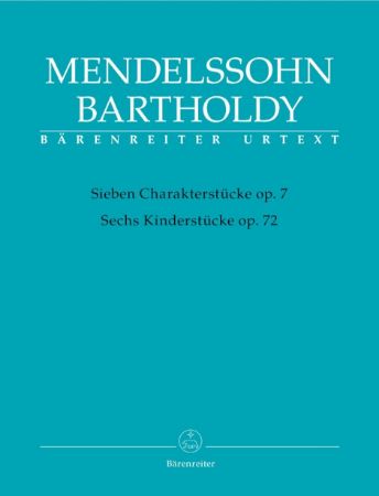 Slika MENDELSSOHN:SECHS KINDERSTUCKE OP.72