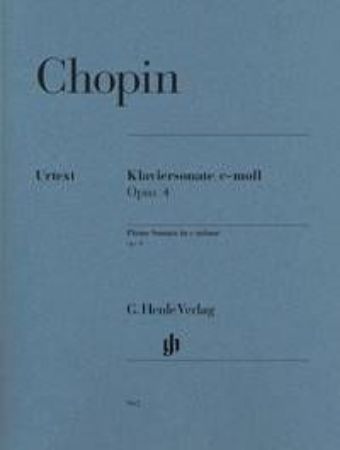 Slika CHOPIN:KLAVIERSONATE C-MOLL OP.4