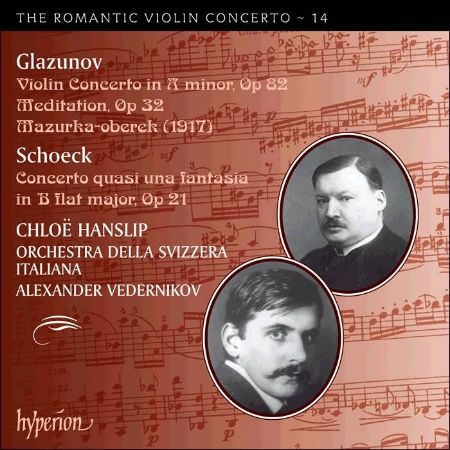 Slika GLAZUNOV,SCHOECK:VIOLIN CONCERTO