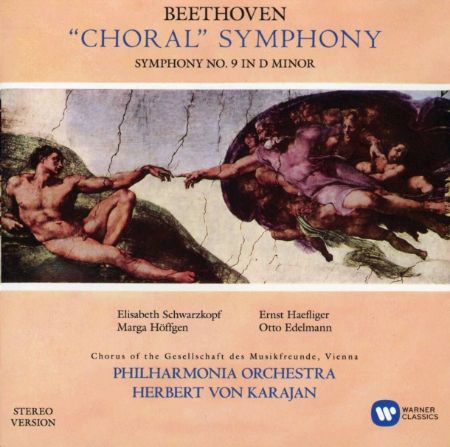 Slika BEETHOVEN:SYMPHONY NO.9/KARAJAN