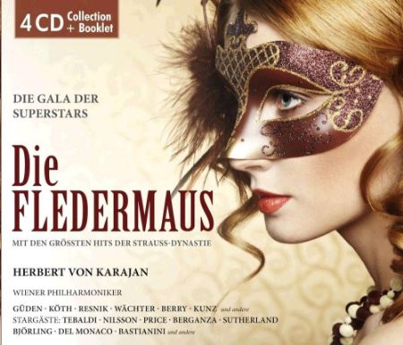 Slika STRAUSS J.:DIE FLEDERMAUS/KARAJAN