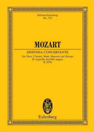 Slika MOZART:SINFONIA CONCERTANTE K297B SCORE