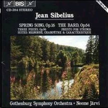 Slika SIBELIUS:SPRING SONG OP.16,THE BARD OP.64/JARVI