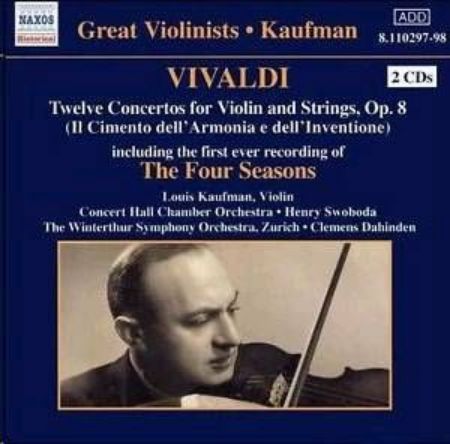 VIVALDI:TWELVE CONCERTOS FOR VIOLIN OP.8