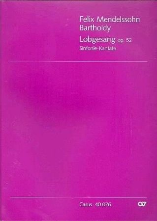 Slika MENDELSSOHN:LOBGESANG OP.52