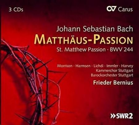 Slika BACH J.S.:MATTHAUS PASSION BWV 244 3CD