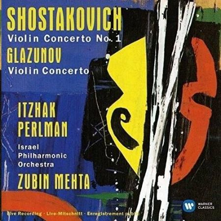 Slika SHOSTAKOVICH,GLAZUNOV:VIOLIN CONCERTO NO.1/PERLMAN