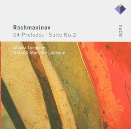 Slika RACHMANINOV:24 PRELUDES SUITE NO.2/KATIA & MARIELLE LABEQUE