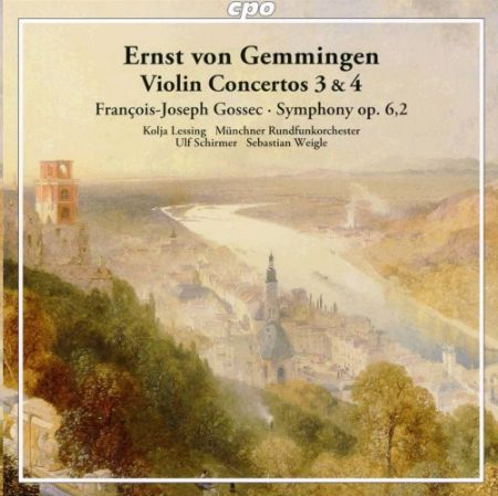 Slika ERNST VON GEMMINGEN:VIOLIN CONCERTOS 3 & 4/GOSSEC:SYMPHONY OP.6,2