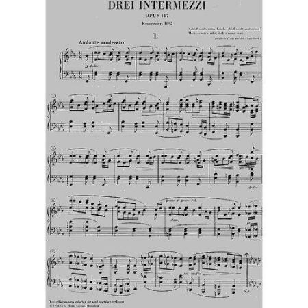 Slika BRAHMS:3 INTERMEZZI OP.117