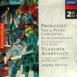  PROKOFIEV:THE 5 PIANO CONCERTOS /ASHKENAZY 2CD