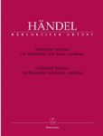 HANDEL:COM.SONATEN BLOCKL.+BASSO CON