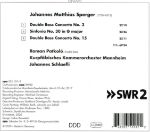 SPERGER:DOUBLE BASS CONCERTOS 2 & 15/SINFONIA NO.30/PATKOLO