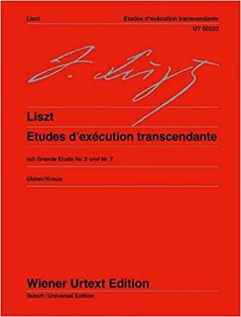 LISZT:ETUDES D'EXECUTION TRANSCENDANTE