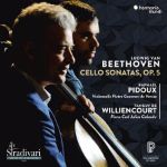 BEETHOVEN:CELLO SONATAS OP.5/PIDOUX