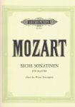 MOZART:6 VIENNESE SONATINAS FOR SOLO PIANO