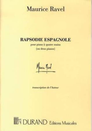 RAVEL:RAPSODIE ESPAGNOLE 2PIANO