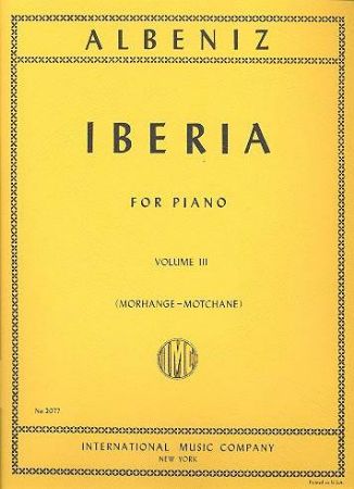 ALBENIZ:IBERIA FOR PIANO VOL.3