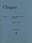 CHOPIN:BARCAROLLE FIS-DUR OP.60