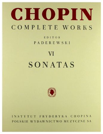 CHOPIN:SONATAS CW VI/PADEREWSKI