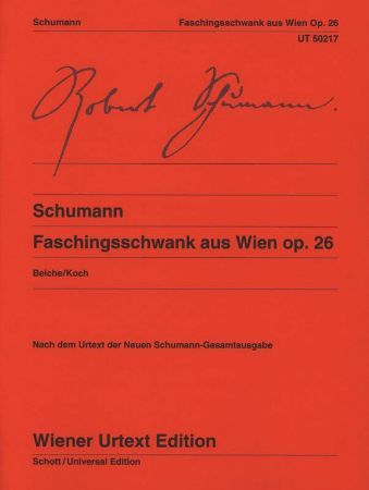 SCHUMANN:FASCHINGSSCHWANK AUS WIEN OP.26