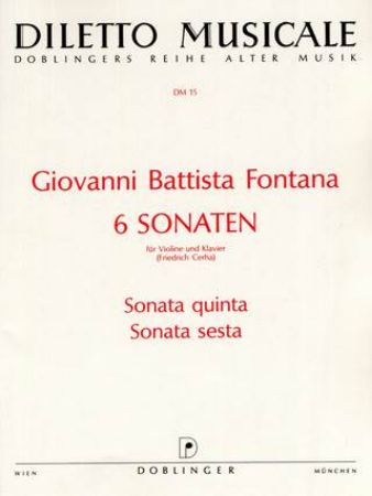 FONTANA:6 SONATEN SONATA QUINTA,SESTA