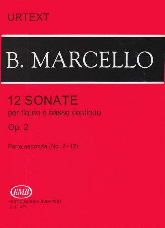 MARCELLO:12 SONATE OP.2 (7-12)  FLUTE & PIANO