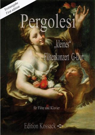 PERGOLESI:KLEINES FLOTENKONZERT G-DUR FUR FLOTE UND KLAVIER