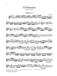 TELEMANN:12 FANTASIEN FOR FLUTE SOLO