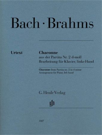 BACH/BRAHMS:CHACONNE FROM PARTITA NO.2 D-MOLL FOR PIANO LEFT HAND