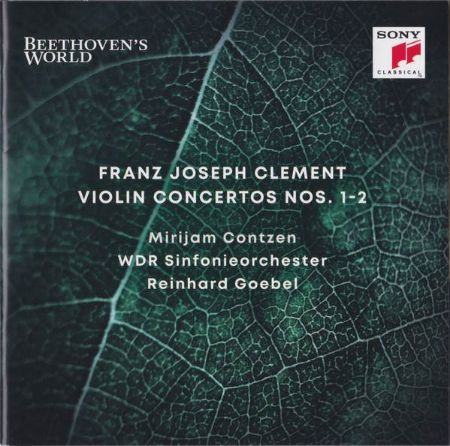 CLEMENT:VIOLIN CONCERTOS NO.1-2/CONTZEN/GOEBEL