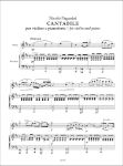 PAGANINI:CANTABILE FOR VIOLIN AND PIANO