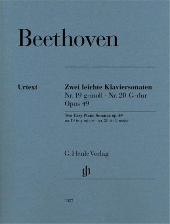 BEETHOVEN:TWO EASY PIANO SONATAS OP.49 NO.19 G-MOLL/NO.20 G-DUR