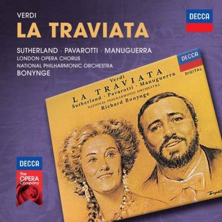 VERDI:LA TRAVIATA/SUTHERLAND,PAVAROTTI,MANUGUERRA/BONYNGE 2CD