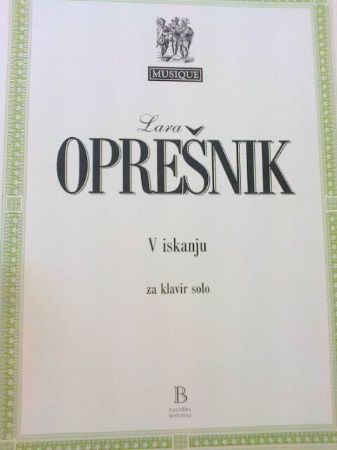 OPREŠNIK:V ISKANJU ZA KLAVIR SOLO