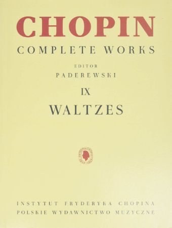 CHOPIN:WALTZES/PADEREWSKI CW IX