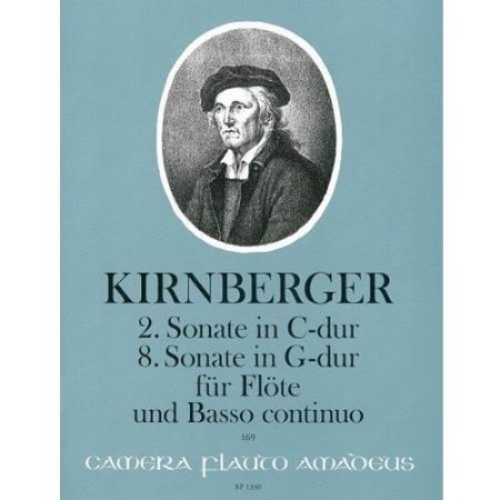 KIRNBERGER:2.SONATE IN C-DUR/8.SONATE IN G-DUR FUR FLOTE UND BASSO CON.